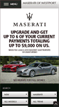 Mobile Screenshot of maseratiofwestport.com
